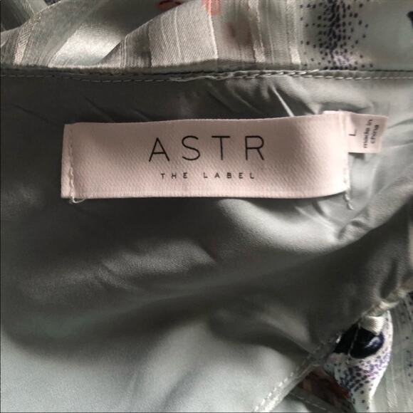 New ASTR The Label Josie Floral Wrap Dress - Picture 4 of 6